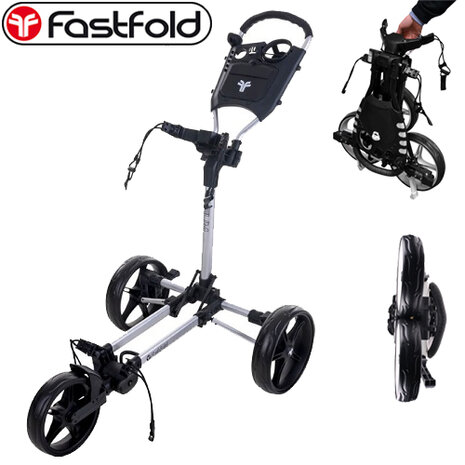 Fastfold Slim Golftrolley, zilver