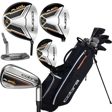 Cobra Fly-XL Complete Set Heren Graphite Standbag