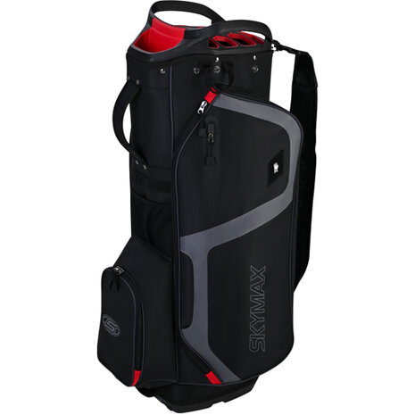 Skymax Lichtgewicht Cartbag, zwart/rood