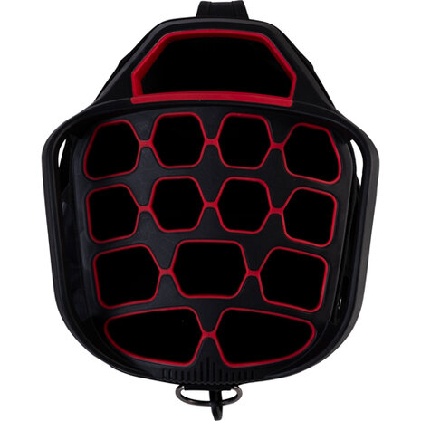 Skymax Lichtgewicht Cartbag, divider zwart/rood