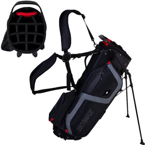 Skymax Standbag, zwart/rood