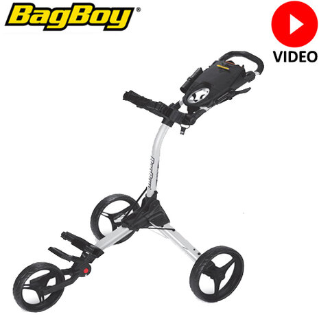 BagBoy Compact 3 Golftrolley, zilver