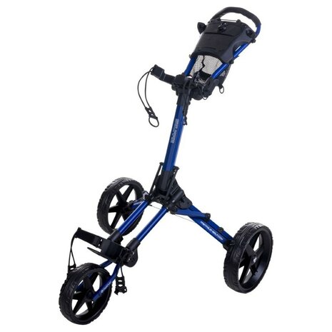 Fastfold Square Golftrolley, marine blauw