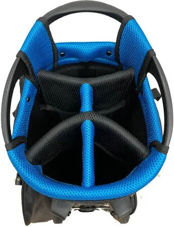 Skymax Hybrid Standbag, zwart/blauw divider bovenaanzicht