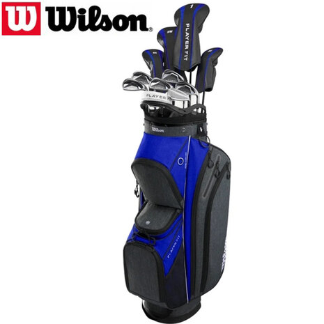 Wilson Player Fit 17-Delige Golfset Heren Graphite, Cartbag met inhoud