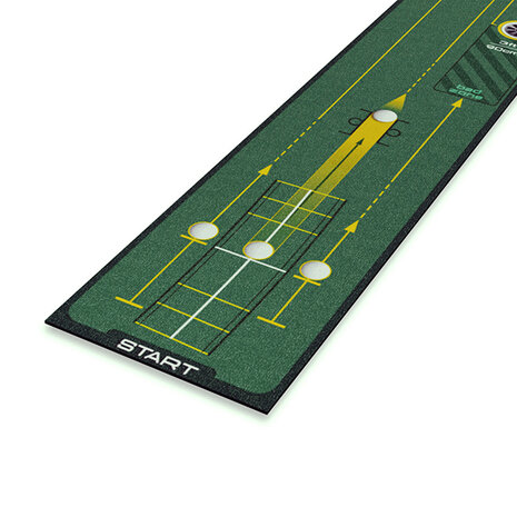 Wellputt Putting Mat - 3M - Green, van bij de start