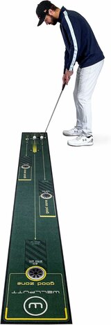 Wellputt Putting Mat - 3M - Green, foto in situatie