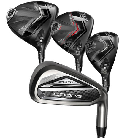 DEMO Z.G.A.N.: Cobra DarkSpeed Adapt IJzers 5 t/m PW-GW-SW - 0,5 inch, Driver, Wood 3, Hybride 4 - 2025