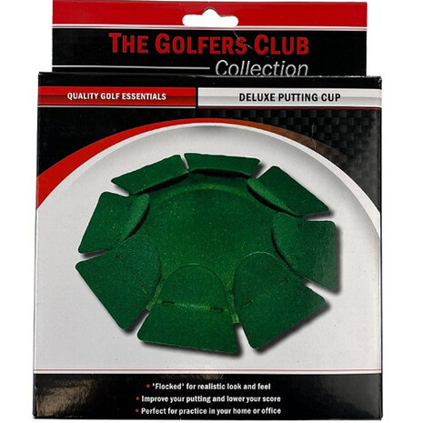 Putting Cup Green Flock in doos