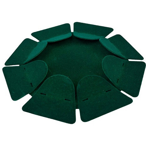 Putting Cup Green Flock, in detail