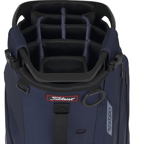 Titleist Hybrid 14 StaDry Waterproof Standbag Golftas, navy top