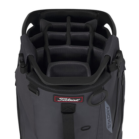 Titleist Hybrid 14 StaDry Waterproof Standbag Golftas, antraciet top