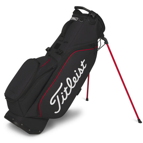 Titleist Players S5 Stadry Standbag, zwart/rood
