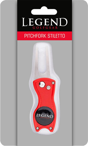 Legend Pitchfork Stiletto 2.0 Met Marker, rood blister