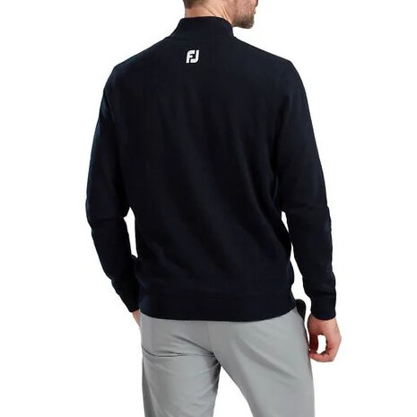Footjoy Heren Trui met Windbreaker 90210, navy persoon achterkant