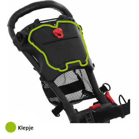 Klepje voor Fastfold Flex 360, smart, dice of square Golftrolley