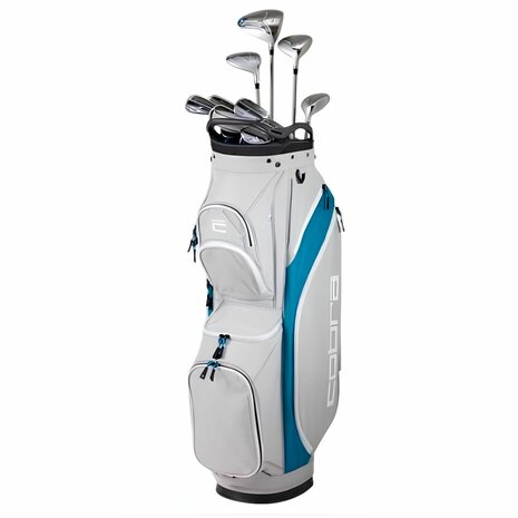 Cobra Fly-XL Complete Set Dames Graphite met Cartbag, lichtgrijs/blue 