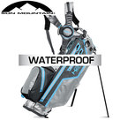 Sun Mountain USA H2NO Lite Waterproof 14-Vaks Standbag, grijs/lichtblauw