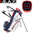 Big Max Aqua Hybrid 2 Standbag Golftas, wit/blauw/rood