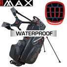 Big Max Aqua Hybrid 2 Standbag Golftas, zwart/rood