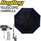 Bagboy Telescopic Umbrella, zwart/blauw