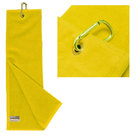 Athlete Tri-fold 100% Cotton Golfhanddoek, geel