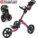 Fastfold Mission 5.0 Golftrolley, mat bordeauxrood