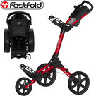 Fastfold Square Golftrolley, rood