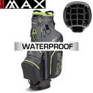 Big Max Aqua Sport 3 Waterproof Cartbag, zwart/grijs/lime