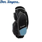 Ben Sayers M8 Cartbag, zwart/lichtblauw