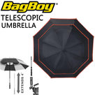 Bagboy Telescopic Umbrella, zwart/rood