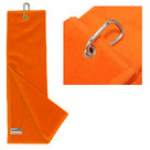 Athlete Tri-fold 100% Cotton Golfhanddoek, oranje