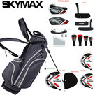 Skymax S1 Complete Golfset Heren Graphite met Standbag Grijs