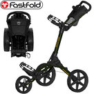 Fastfold Square Golftrolley, mat donkergroen