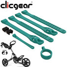 Clicgear Trimset Gekleurde Siliconen Straps, turquoise