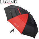 Legend Double Canopy Paraplu, zwart/rood