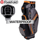 Fastfold Storm Ultra Dry Cartbag, grijs/oranje