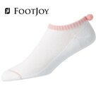 Footjoy ProDry Pompom Golfsokken 19541 Dames Wit Roze