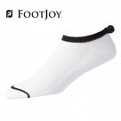 Footjoy ProDry Pompom Golfsokken 19534 Dames Wit Zwart