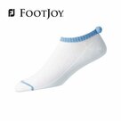 Footjoy ProDry Pompom Golfsokken 19526 Dames Wit Blauw