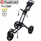Fastfold Flex 360 Golftrolley, zwart