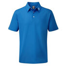 Footjoy Pique Poloshirt 91817 Cobalt Blauw