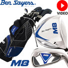 Ben Sayers M8 Complete Golfset Heren Staal met Standbag Zwart/Blauw