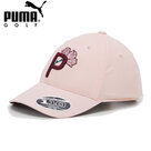 Puma Sport Golf Cap Dames Mat Roze Flower