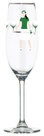 Dames Champagneglas Golf