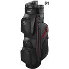 Wilson I-Lock Dry Cartbag, zwart/rood
