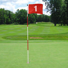 Legend Hole Met Vlag in het gras voorbeeld