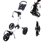 Fastfold Slim Golftrolley, wit