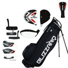 Skymax S1 XL Halve Golfset Heren Staal met Standbag Zwart