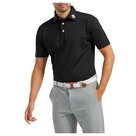 Footjoy Stretch Pique Poloshirt 91822 Zwart voorkant